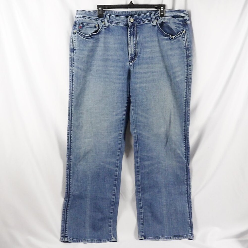 Seven 7 Premium Denim Jeans Size 22 Boot Cut Medium Wash - Picture 2 of 10